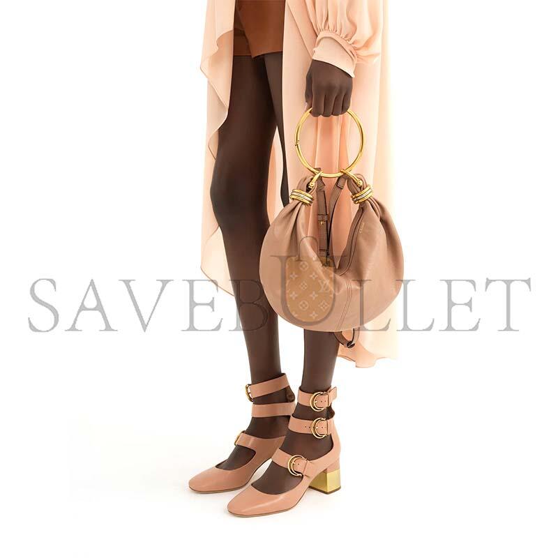 Ch10É small bracelet hobo bag in grained leather chc24as611n72527 (32*14*10cm)
